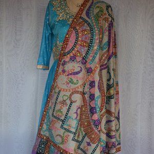 Kalamkari Pure pashmina, hand woven, hand painted